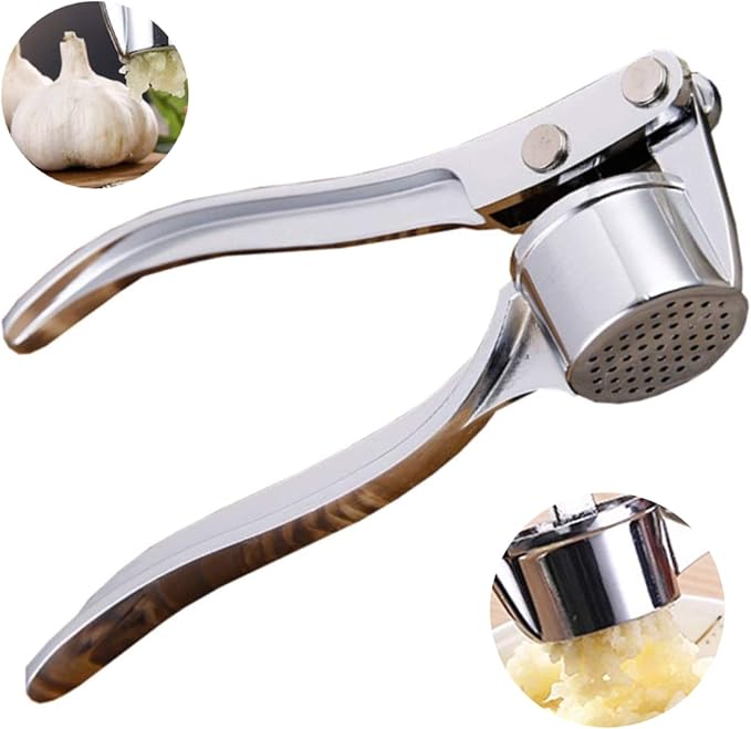 Garlic Press for Kitchen Ginger Peeler Garlic Crusher