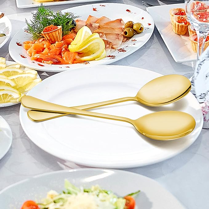 Gold Luxe Buffet Spoons 6-Pack