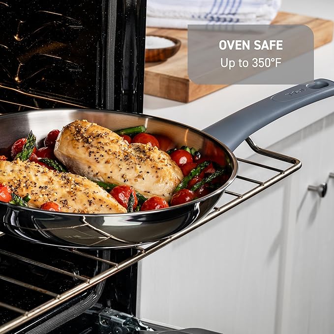 T-fal Stainless Essentials Fry Pan Duo