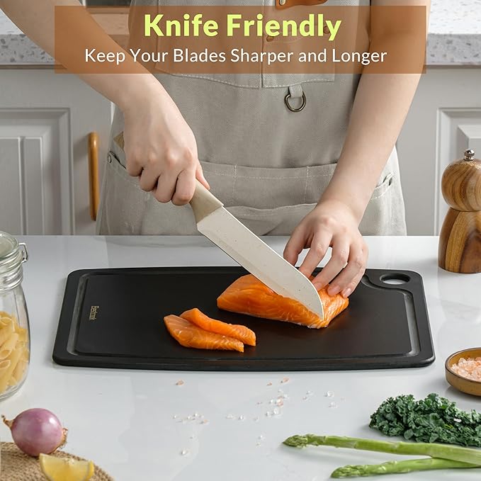 Eco-Smart Wood Fiber Chef Board - 14.6"x10.8" with Juice Groove