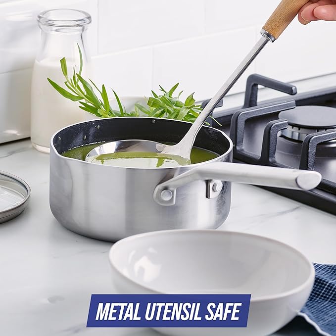 Blue Diamond Triple Steel 1.6QT Nonstick Saucepan