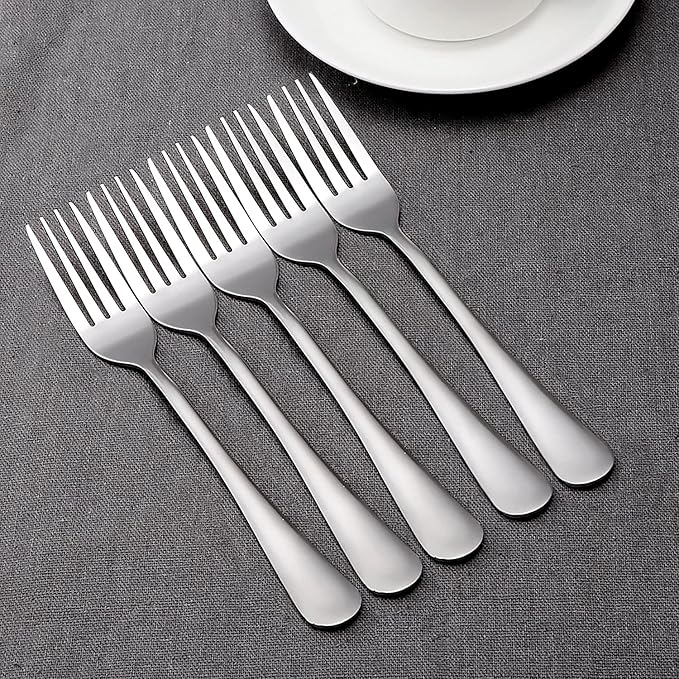 HaWare 12 Elegant Stainless Dinner Forks