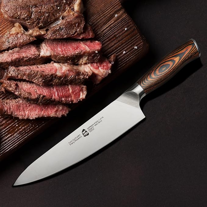 TUO Fiery Phoenix 8-Inch Chef's Knife
