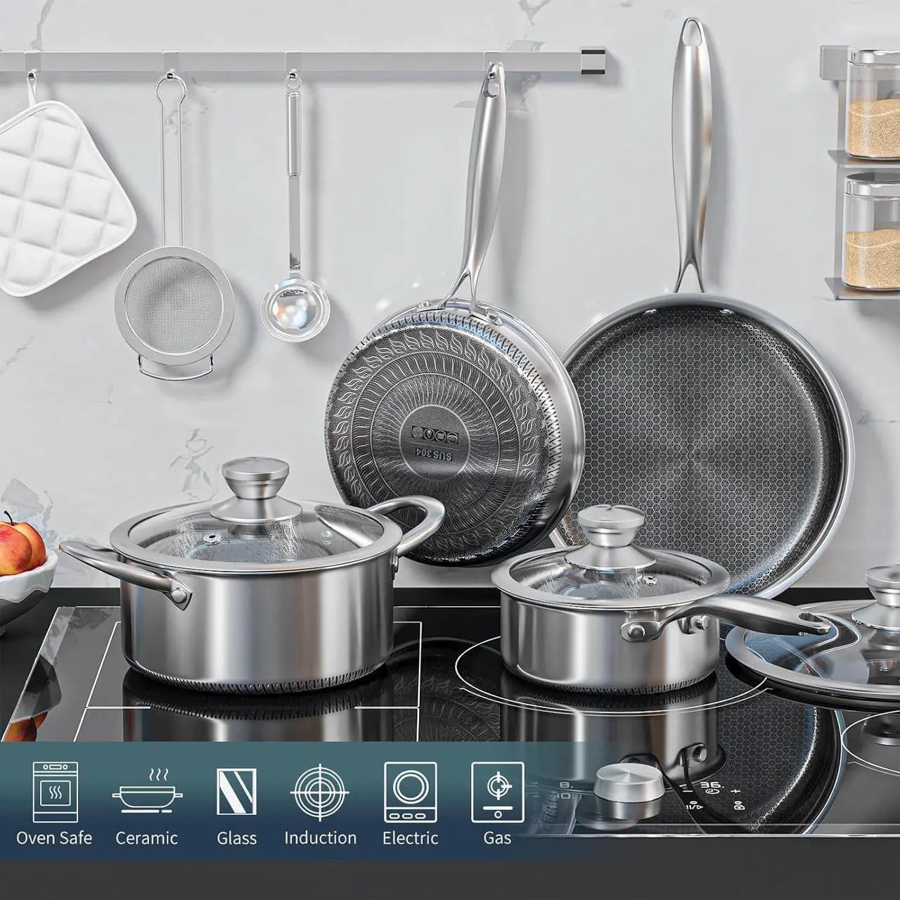 AuFranc® Deluxe Nonstick Cookware Set
