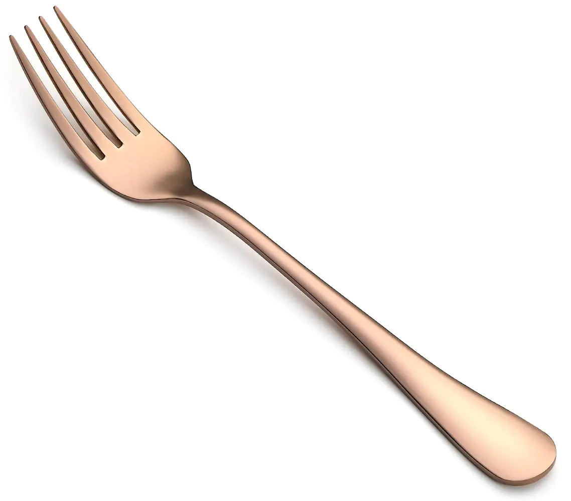 Elegant Rose Gold Stainless Steel Forks