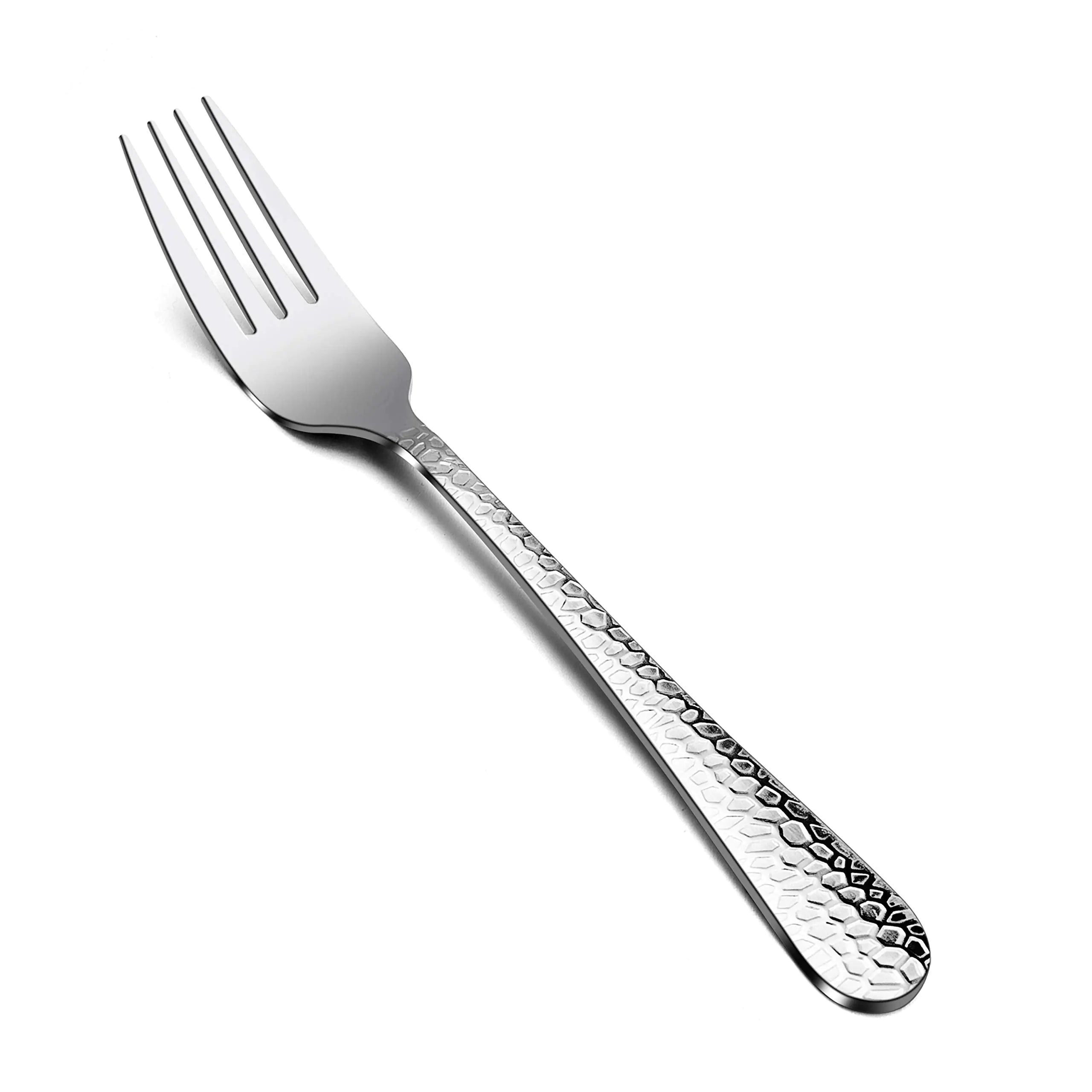 Elegant Stainless Steel Dinner Forks - 6-Piece Set by E-far