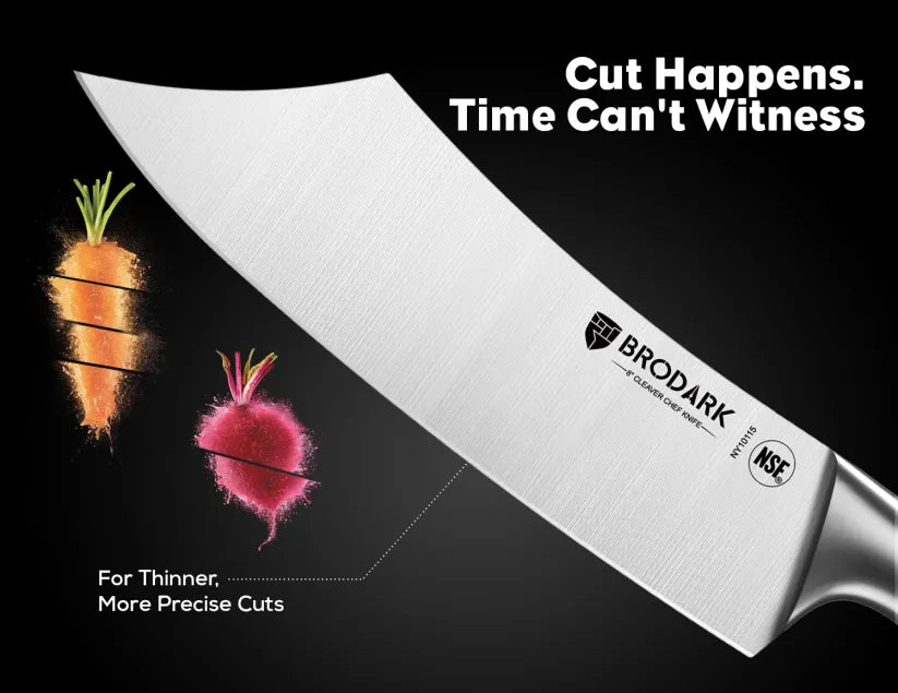 Brodark 7-Inch High-Carbon Nakiri Knife