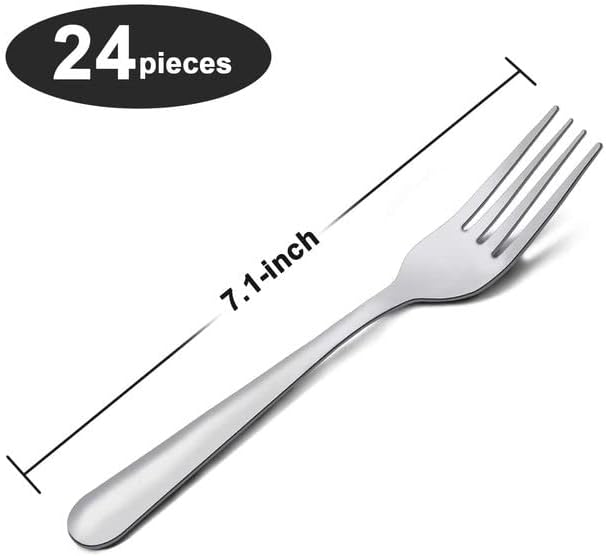 Elegance 24-Piece Stainless Dinner Forks