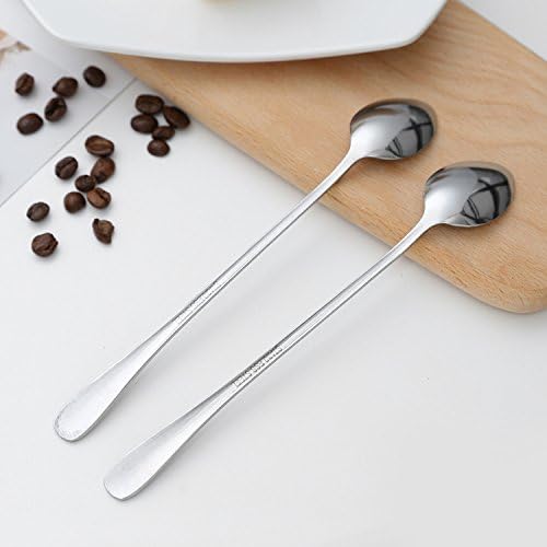 Stainless Steel Long Handle Drink Stirrers Set of 6
