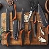 8-Piece Colorful Chef Knife Set with Universal Block