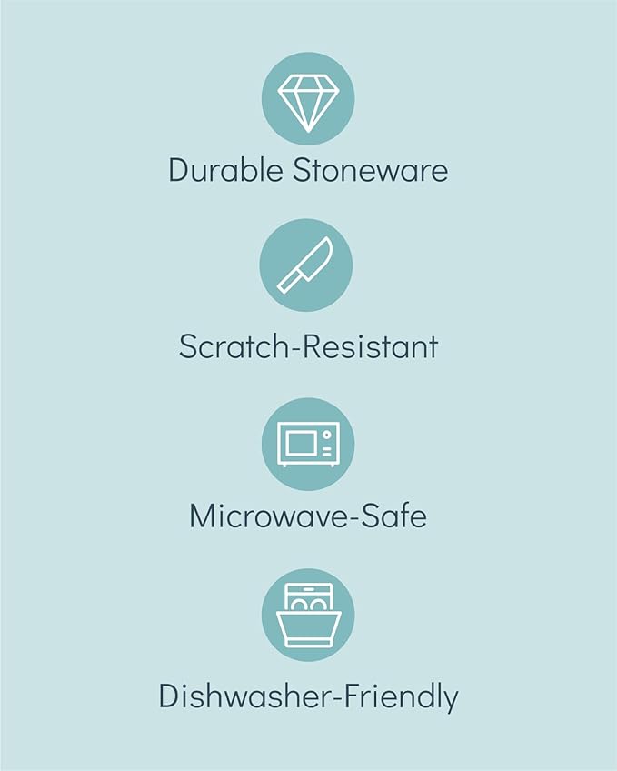 Jet Black 12-Piece Melamine Dinner Set for 4