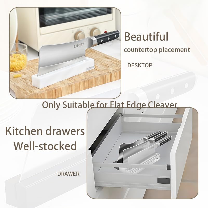 Acrylic Square Cleaver Display Stand by Kitory