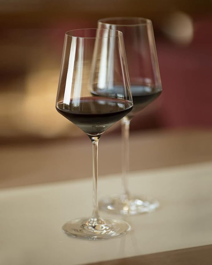 Crimson Sip Crystal Wine Glass 17oz