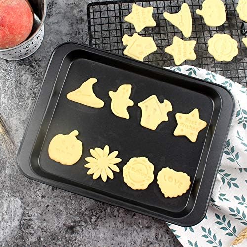 Compact Dual 8-Inch Nonstick Baking Sheets by Shinsin