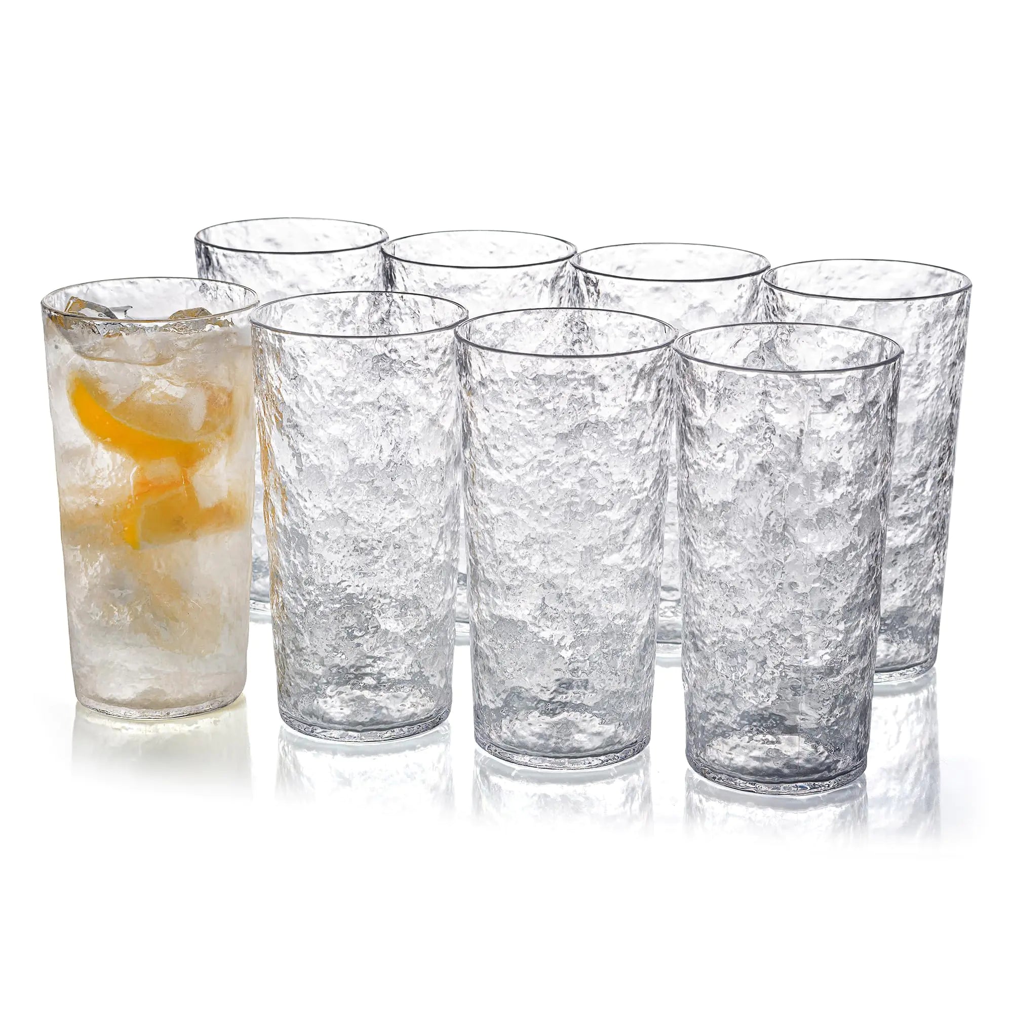 CrystalQuench 26oz Acrylic Drinkware Set of 8