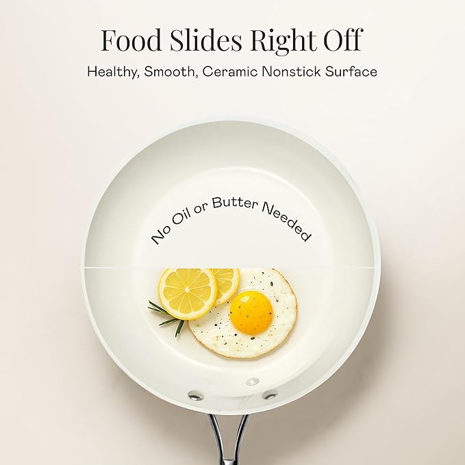 GOTHAM STEEL 10 Inch Ceramic Nonstick Skillet