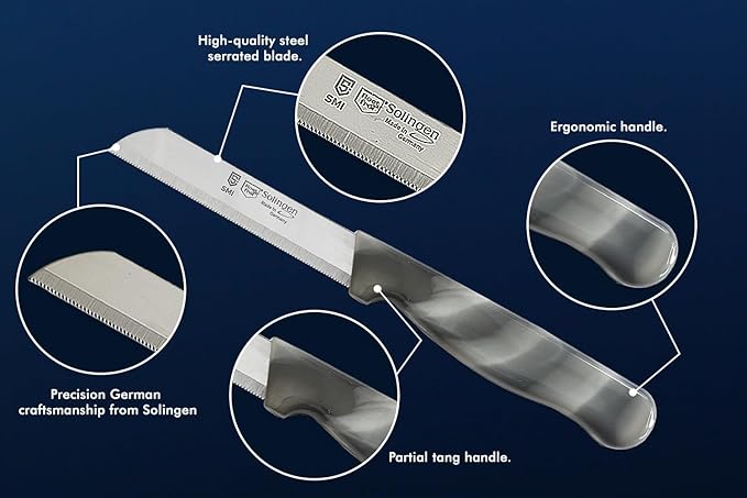 SMI 6-Piece Solingen Serrated Paring Knife Set