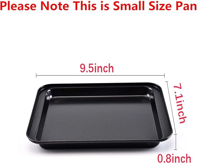 Compact Dual 8-Inch Nonstick Baking Sheets by Shinsin