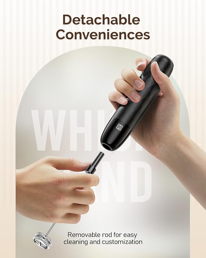 Maestri House USB-C Rechargeable Handheld Milk Frother