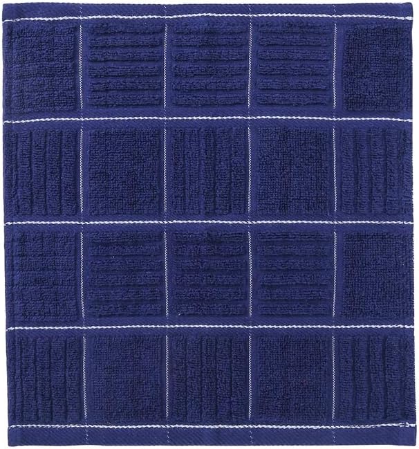 Glynniss Cotton Terry Kitchen Cloths 8-Pack - Super Absorbent (Rust 12x12)