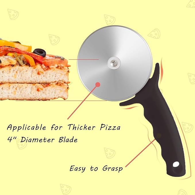 SharpSlice 4" Stainless Steel Pizza Wheel