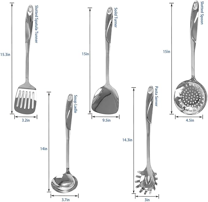 Stainless Chef 5-Piece Essentials Set