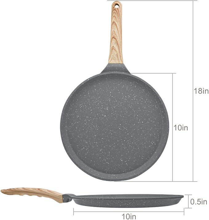CrepeMaster 10" Multi-Use Nonstick Pan - Black