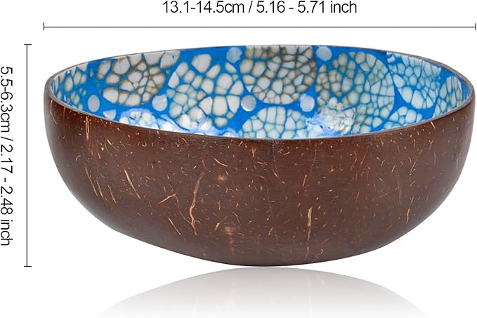 ChezMax Pearl Inlay Coconut Bowl