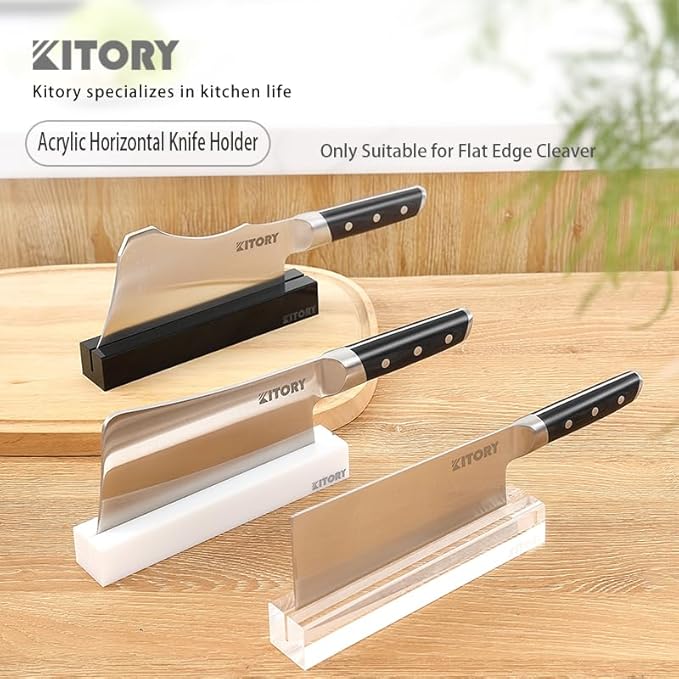 Acrylic Square Cleaver Display Stand by Kitory