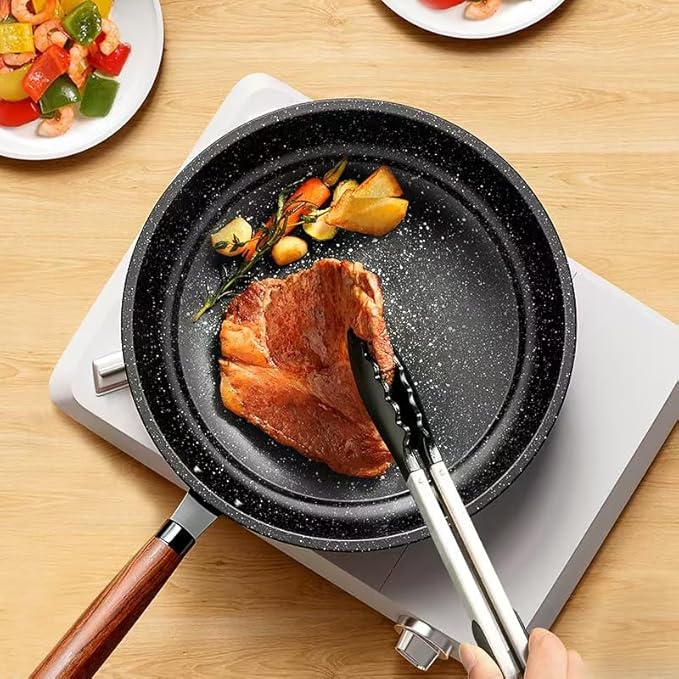 GraniteGlide Nonstick Frying Pan with Glass Lid 10.5 inch