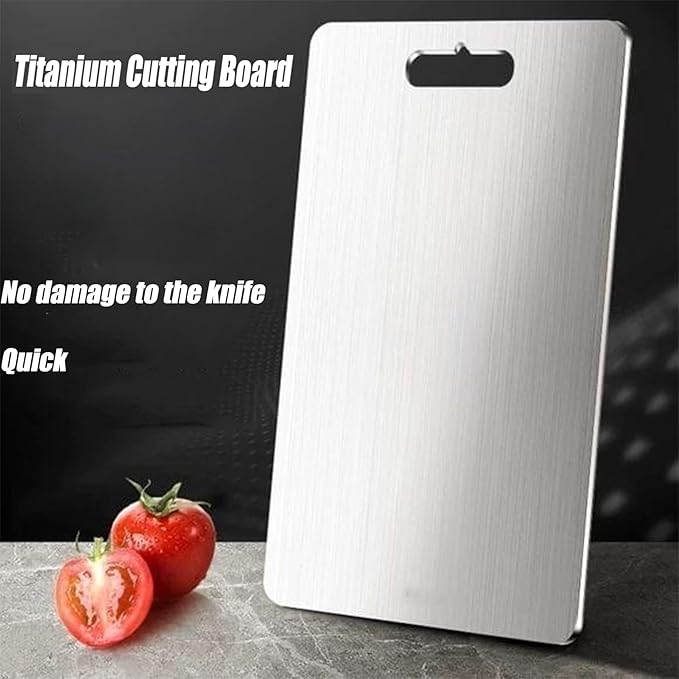Titanware 100% Titanium Double-Sided Cutting Board (18x12 inches)