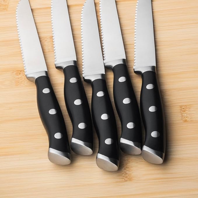 Alata SharpEdge 6-Piece Steak Knife Block Set