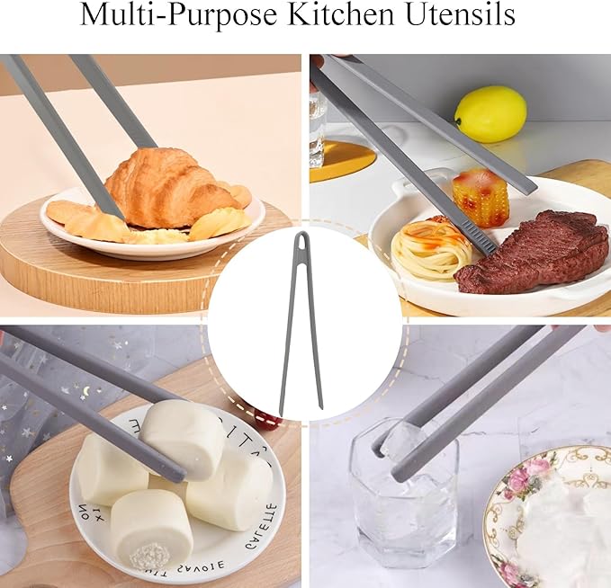 SiliconeSafe 11.6' Kitchen Tongs