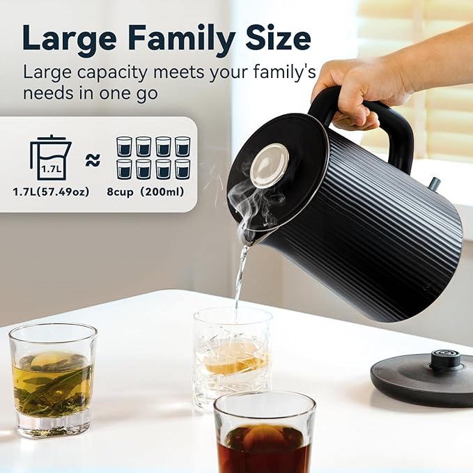 QuickBoil 1.7L Stainless Steel Electric Kettle