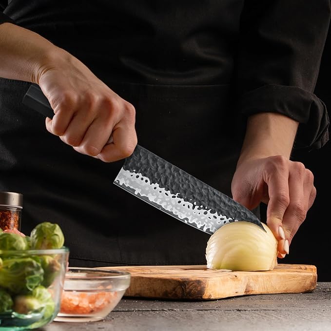 SHAN ZU Pro Santoku 7 Inch Japanese Chef Knife