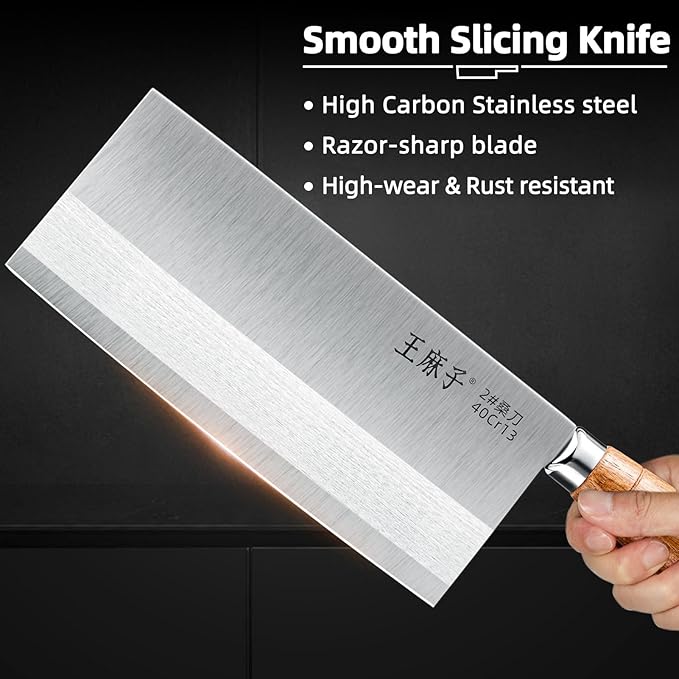 ChefSeries 8 Inch Stainless Steel German Cleaver