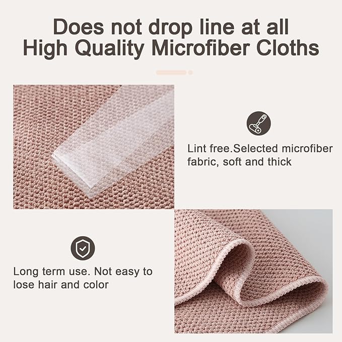 K&Janet Supreme Waffle Microfiber Dish Towels 12 Pack