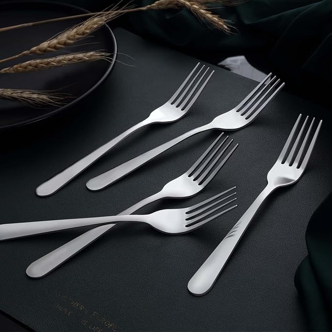 Elegance 24-Piece Stainless Dinner Forks