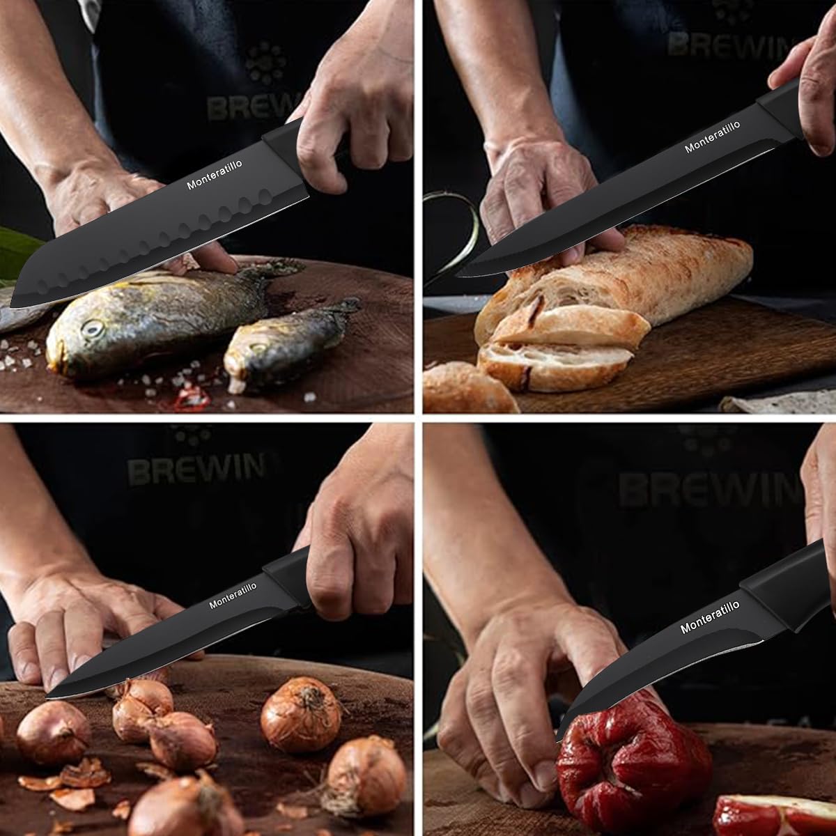16-Piece Professional Kitchen Knife Set