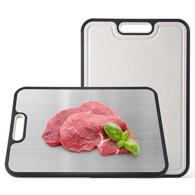 Stainless-Straw Hybrid Cutting Board