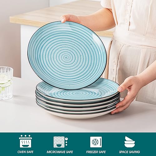 vancasso Bonbon Ceramic Salad Plates 6-Pack