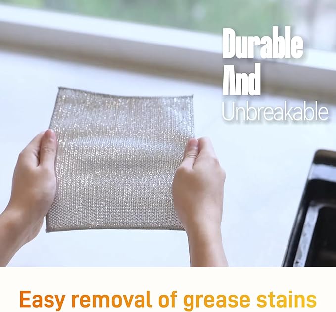 TripleSteel 10 Pack Scrubber Set for Kitchen and Home