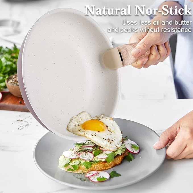 YIIFEEO Detachable Cookware Set - Nonstick and Oven Safe