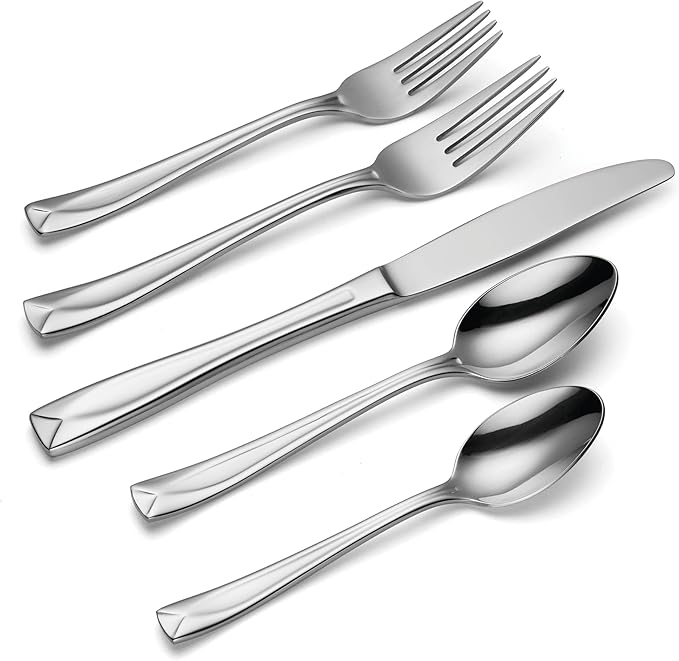Oneida Lincoln 20-Piece Stainless Steel Flatware Set