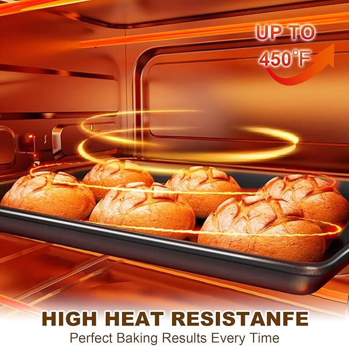 Tri-Pack Nonstick Baking Sheets: Durable, Easy-Clean & Multi-Size