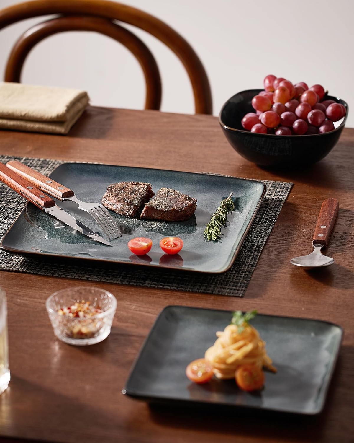 Oceanic Square 18-Piece Dinnerware Set