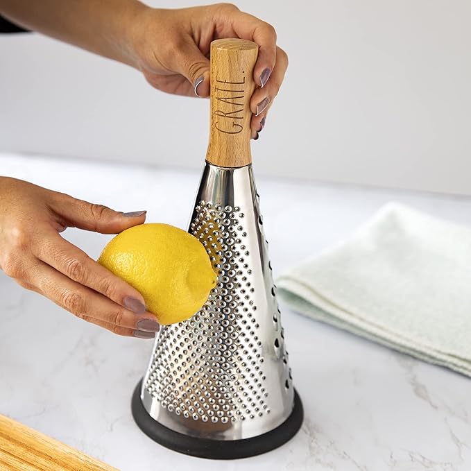 Rae Dunn Signature Stainless Steel Grater