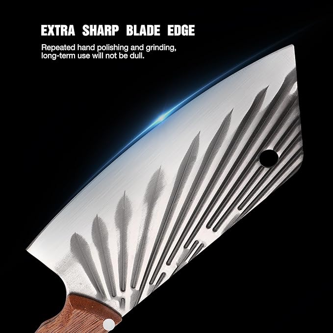 TJ POP Ultra Sharp 7" Full-Tang Meat Cleaver