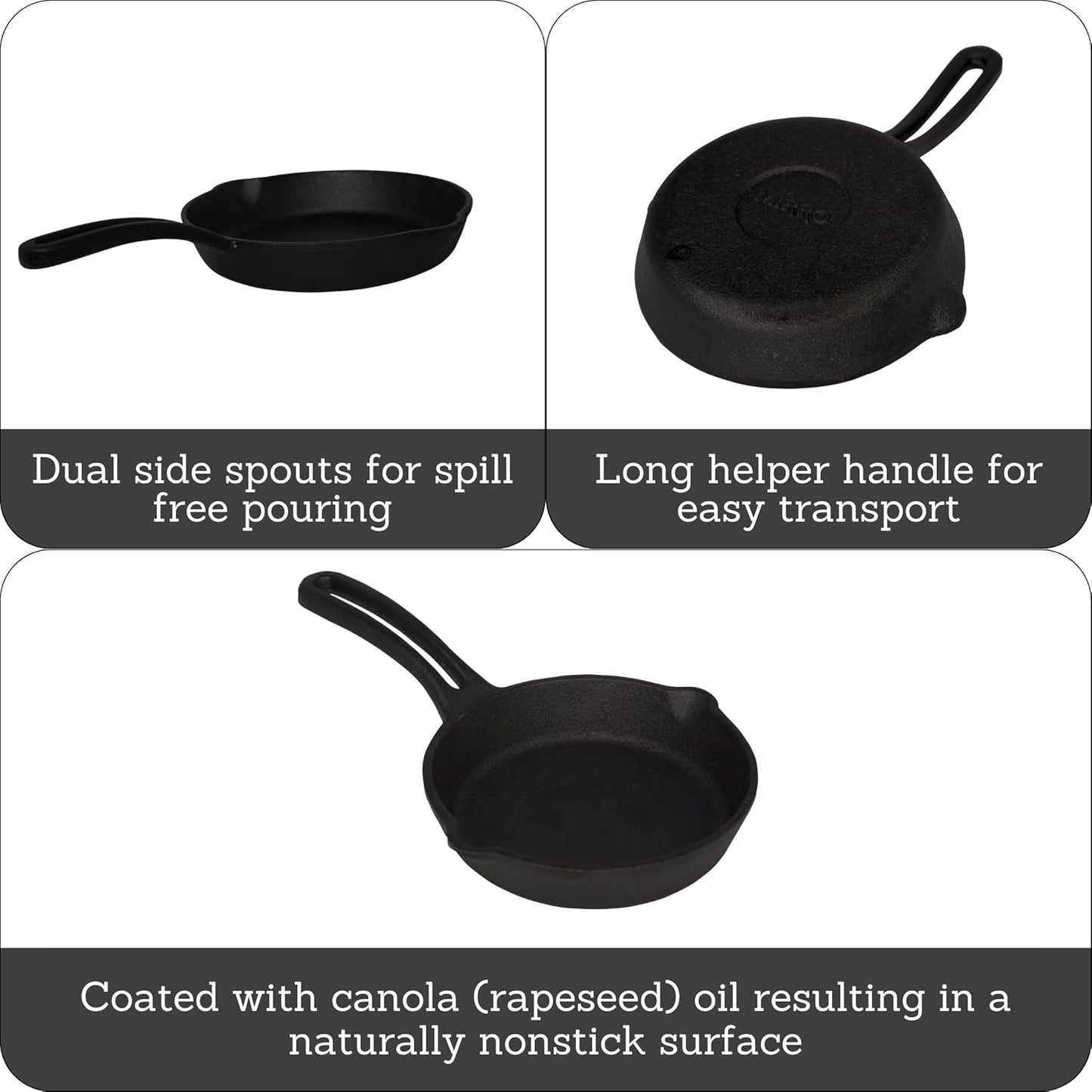 Mirro Classic 6" Cast Iron Skillet