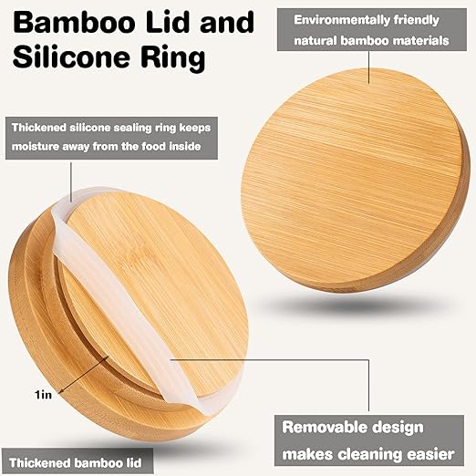 Yangbaga Matte Black Kitchen Canister Trio with Airtight Lids